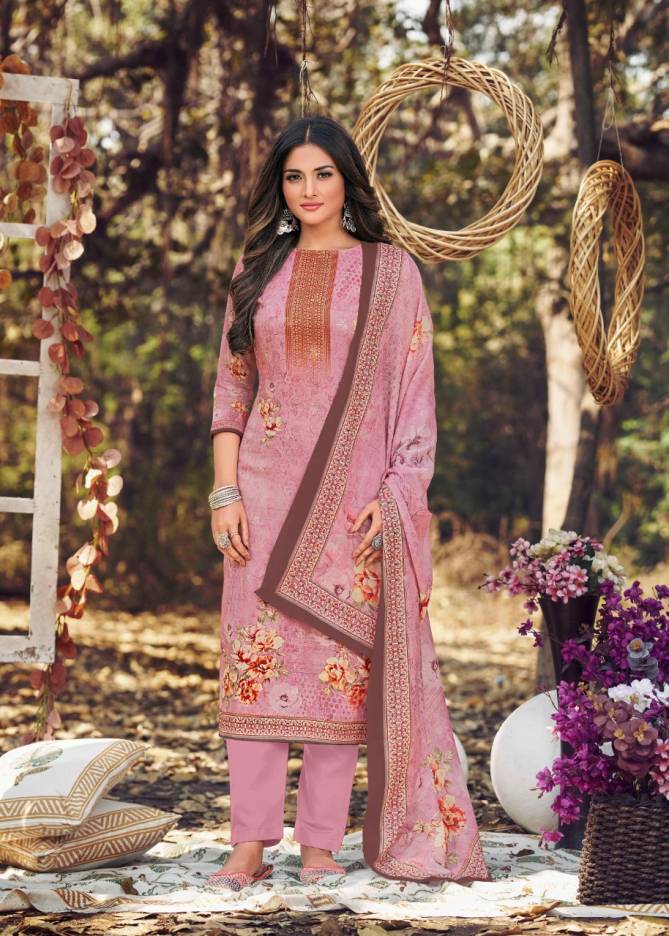 Levisha Zulfat Latest Designer Fancy Ethnic Wear Jam Silk Dress Material Collection